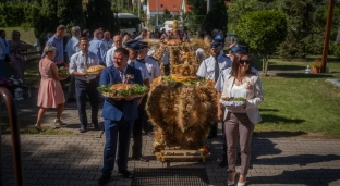 Kopalina z najpiękniejszym wieńcem dożynkowym