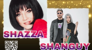 Koncert muzyki tanecznej. Na scenie Shazza i Shanguy