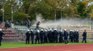 Mecz podwyższonego ryzyka. Zatrzymano czterech przyjezdnych