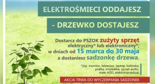 Przynieś zużyty sprzęt, dostaniesz sadzonkę