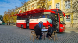 Oddaj krew na oławskim Rynku