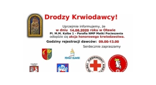 Oddaj krew w Oławie!