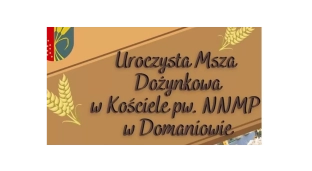 Dożynkowa Msza w Domaniowie