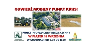 Mobilny punkt KRUS pojawi się pod Starostwem