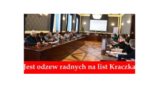 Będzie przełom? Jest odzew radnych na list Kraczka