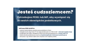 Jesteś cudzoziemcem? Zapoznaj się z informacjami Urzędu Skarbowego