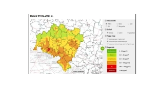 Zła jakość powietrza w powiecie