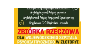 Zbiórka dla pacjentów ze Szpitala Psychiatrycznego