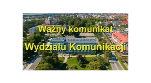 Ważny komunikat dla interesantów Wydziału Komunikacji