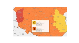 Drugi stopień upałów i ostrzeżenie przed burzami z gradem