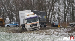 Stracił panowanie. Policja kieruje ruchem