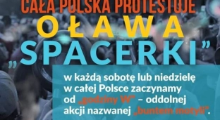 Nie zgadzają się na segregację sanitarną. Kolejny protest w Oławie