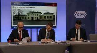 Podpisano porozumienie na remont oławskiego dworca PKP