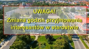 Starostwo czynne krócej. Powodem duże upały