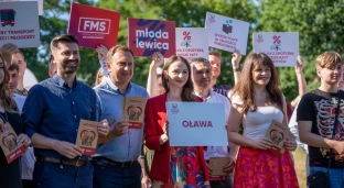 Rodzinny piknik Lewicy w Oławie