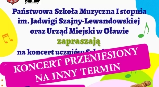 Dzisiejszy koncert odwołany