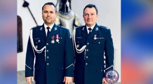 Oławski policjant ze srebrnym medalem