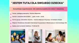 Jestem tutaj dla swojego dziecka: weź udział w konsultacjach