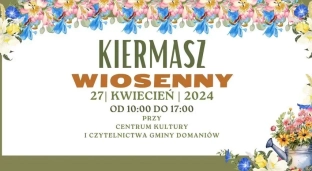 Kiermasz wiosenny w Domaniowie