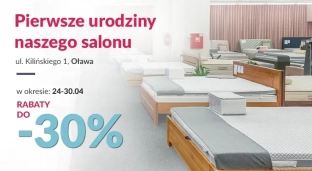 Świętujemy Pierwsze Urodziny Salonu Sypialnioland.pl w Oławie!