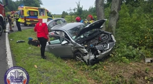 Nie ustąpił pierwszeństwa na skrzyżowaniu. Kobieta trafiła do szpitala