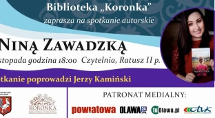 Spotkanie autorskie z Niną Zawadzką