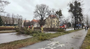 Mocniej powieje w powiecie