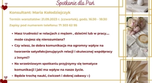 Odzyskać siebie. Spotkanie dla pań