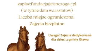 Bezpłatne warsztaty jeździeckie