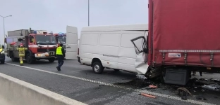 Tragiczny wypadek na autostradzie A4. Kierowca zginął na miejscu