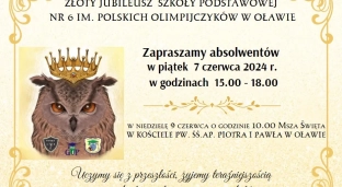 50 lat tradycji: Jubileusz Szkoły Podstawowej nr 6 w Oławie