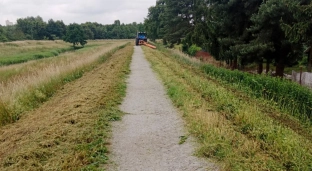 Rozpoczęło się koszenie trawy na wałach