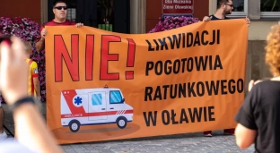 Ratownicy traktowani są jak kukułcze jajo. Protest mieszkańców