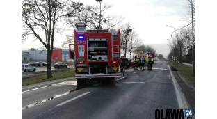 Samochód spłonął w kilka minut