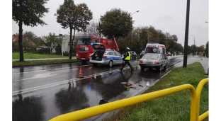 Potrącenie na przejściu dla pieszych. Są utrudnienia w przejeździe