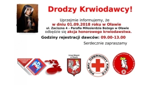 Wrześniowa akcja krwiodawstwa