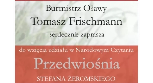 Przedwiośnie na tegorocznym Narodowym Czytaniu