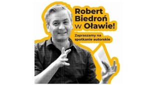 Spotkanie autorskie z Robertem Biedroniem w Oławie