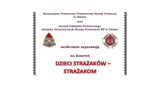 Dzieci strażaków - strażakom