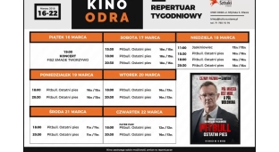 Repertuar kina Odra [16.03-22.03]