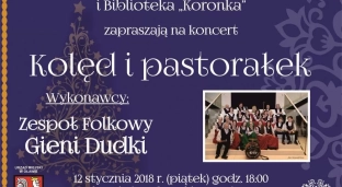 Zespół Folkowy wykona koncert kolęd i pastorałek