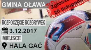 IV edycja ligi halowej, zapisy do 20 listopada