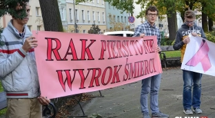 Marsz Różowej Wstążki przeszedł przez Oławę