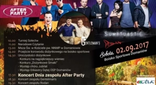 Sumptuastic i After Party zagrają na dożynkach w Domaniowie