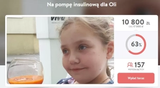 Ola chce normalnie żyć, potrzebna jest pompa insulinowa