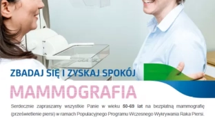 Masz 50-69 lat? Zrobiłaś już mammografię?