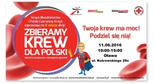 Pomóż zebrać krew dla Polski