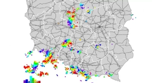 Ostrzeżenie - gwałtowne burze i silny wiatr