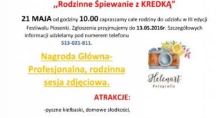 Charytatywne i rodzinne śpiewanie z "Kredką"