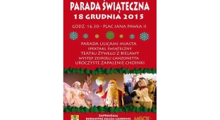 Parada świąteczna ulicami miasta